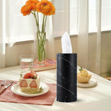 6Pcs Set Cylindrical Car Tissue Holders with Tissue Travel Tissue Box