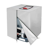 420D Oxford IBC Tank Cover for 1000L Water Storage with Zipper Silver