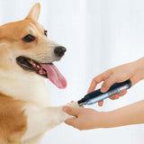 Upgraded 5-Speed Pet Nail Grinder with Led Light for Small Medium Large Dogs & Cats Blue