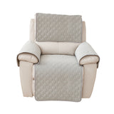 4Pcs Set Non Slip Recliner Chair Covers Couch Covers Pet Protector Slipcovers Light Gray