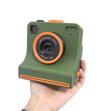 Camera Shaped Latte Art Stencil Retro Coffee Tool for Cafe Barista Green
