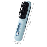 3 Settings Hair Straightening Brush LED Display Hair Sraightner Comb