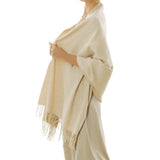 Women's Scarf Shawls and Wraps for Evening Dress Bridesmaid Wedding Bridal Winter Scarves Beige