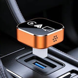 4 in 1 Wireless CarPlay Adapter for CarPlay Android Auto Mirroring Orange