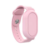 Silicone Bracelet Full Cover for Samsung Galaxy SmartTag 2 Watch  Case with Wristband Pink