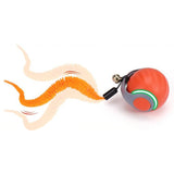 3-Tail Automatic Rolling Cat Toy Ball – Interactive Indoor Toy for Cats Orange