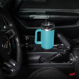 1200ml Thermal Mug Stainless Steel Water Bottle Travel Tumbler Light Blue