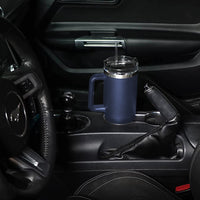 1200ml Thermal Mug Stainless Steel Water Bottle Travel Tumbler Navy Blue