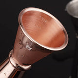 Stainless Steel Double Jigger 30ml 60ml Cocktail Bar Measuring Cup for Bartending Rose Gold