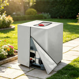 420D Oxford IBC Tank Cover for 1000L Water Storage with Zipper Silver