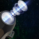 10PCS Projection Light USB Star Night Light with Replaceable Slides for Bedroom Decor