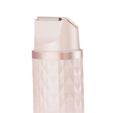 2-in-1 Dual-Head Electric Hair Remover Trimmer for Women Body Pink