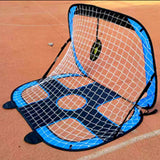 Pop Up Soccer Goal Net Portable Soccer Training Net Kit for Backyard Blue