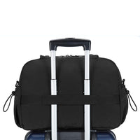 Gym Bag for Women Travel Duffle Bag with Wet Pocket Carry on Weekender Bag Black