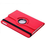 360 Degree Rotating PU Leather Case Compatible With iPad 10th and 11th Gen A16 Red