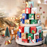 24 Days Surprise Botanical Building Blocks Advent Calendar Christmas Countdown Calendar Box Style 2