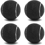 4PCS Walker Tennis Balls Precut Tennis Balls for Walkers for Furniture Legs and Floor Protection Black