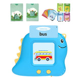 Kids 224 Words Talking Flash Cards Set Preschool Words Learning Cards Toy Blue