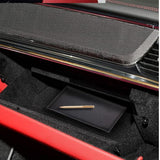 Car Registration and Insurance Card Holder Vehicle License Document Organizer Carbon Fiber Black