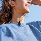 Wireless Lavalier Microphone with Charging Case AI Voice Changer Lapel Microphone for Video Recording Podcast Lightning Style