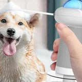 Electric Foaming Shampoo Dispenser for Dog and Cat Bathing Grey Style