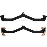 Cable Pulley Attachment Series Gym LAT Pull-Down Bar V-Grip Handle Accessory Large