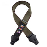 Guitar Strap for Acoustic Electric Classic and Bass Guitars Army Green