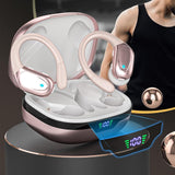 Wireless Earbuds Sports Bluetooth Headphones IPX5 Waterproof Earphones for Workout Running Rose Gold
