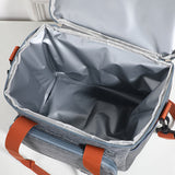 Portable Lunch Bag Thermal Insulated Food Container Cooler Bag for Outdoor  Camping Work School Grey