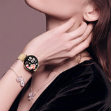 Smart Watch for Women with Bluetooth Calls Fitness Tracker and Sleep Monitor Gold