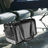 Washable Pet Carrier for Large Cats and Dogs Travel Gray