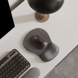 Ergonomic Wrist Rest Mouse Pad for Office Home Gaming Use Black