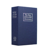 Book Secure with Combination Lock for Cash Jewelry Blue