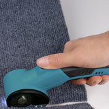 USB Cordless Electric Scissors – Rechargeable Fabric and Cardboard Cutter Blue
