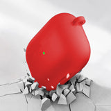 For AirPods Pro Silicone Protective Case Cover with Cleaner Kit and Keychain Red
