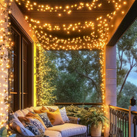 Solar String Lights – Outdoor Waterproof Fairy Lights for Patio and Balcony Warm White