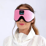 Blackout Bluetooth Sleep Mask Wireless Music Eye Mask Headphones Pink