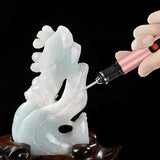 Electric Engraver Pen with 30 Bits & 3 Adjustable Speeds for Metal Wood Glass Pink