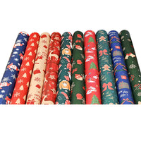 10 Sheets Christmas Wrapping Paper Xmas Present Wrap Paper