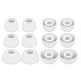 6 Pairs Ear Tips Compatible With Galaxy Buds 2 Pro S/M/L Replacement Soft Earbuds White