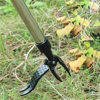 Stand Up Weed Puller Tool  Metal Manual Weed Remover for Garden Lawn Without Bending