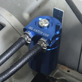 Oil Catch Breather Can Kit Universal Petrol Filter with Air Filter and Cleaning Balls Blue