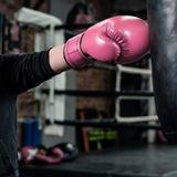 Punching Training Gloves for Sparring Kickboxing Ages 3 to 10 Pink