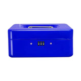 Lockable Cash Box with Code Lock Security Blue