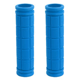 2PCS Bicycle Handlebar Grips – Rubber for MTB & BMX Blue