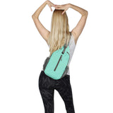 Water-Resistant Crossbody Bag Travel Sling Shoulder Bag with Multiple Compartments Headphone Port (Copy) (Copy)