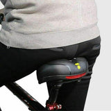 Air Cushion Shock Absorbing Mountain Bike Saddle Seat Comfortable Yellow
