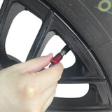 24Pcs Car Tire Valve Stem Caps Universal Air Caps Cover for Auto Bike Trucks Motorcycles Red