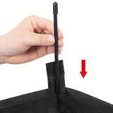 65L Slim Laundry Basket Narrow Laundry Hamper with Handles for Laundry Room Black