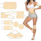 9PCS Reusable Castor Oil Pack Set – Organic Cotton for Neck  Waist & More Beige